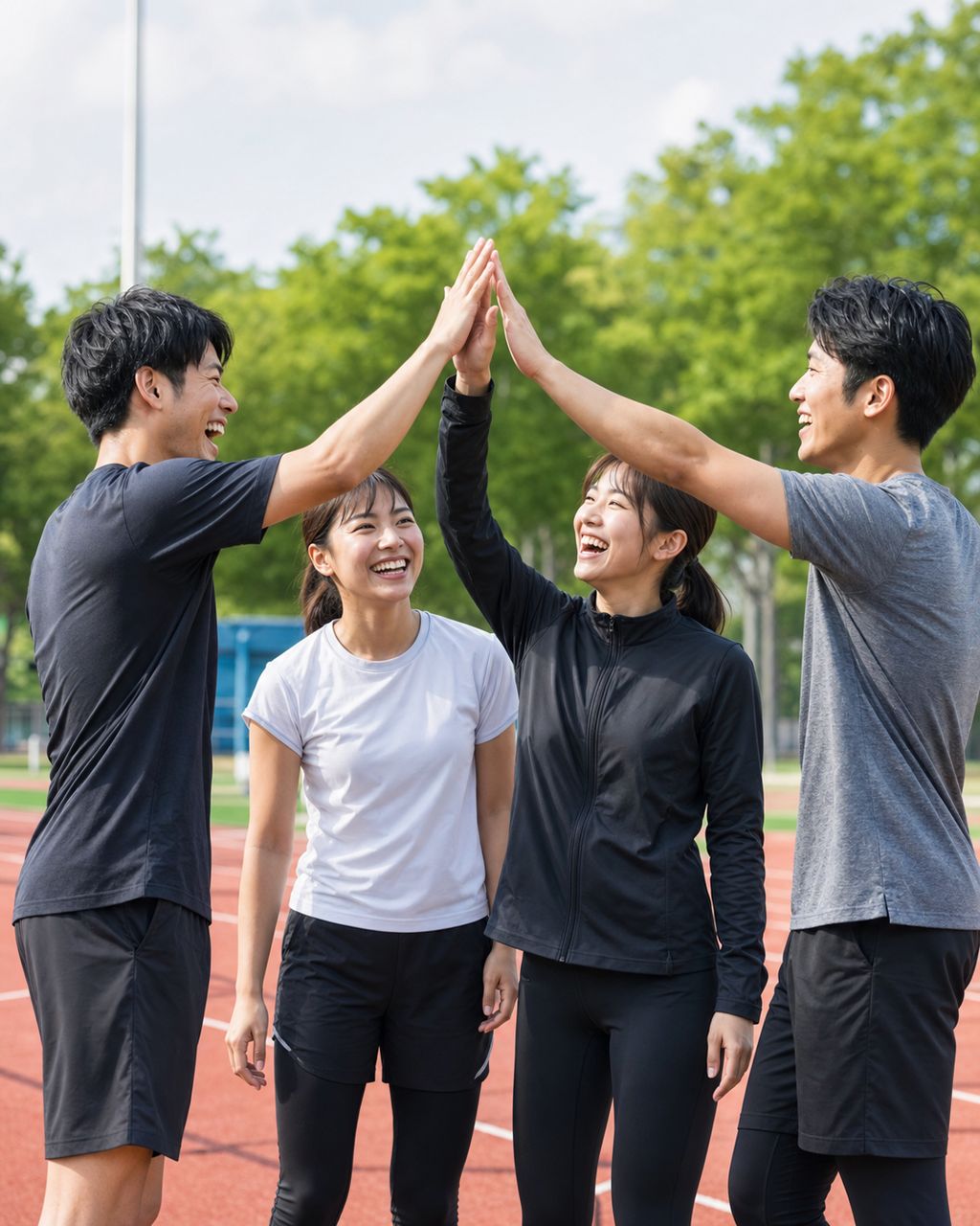 高め合うスポーツ仲間